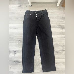 Denim Forum Aritzia Joni High Rise Loose Jean
